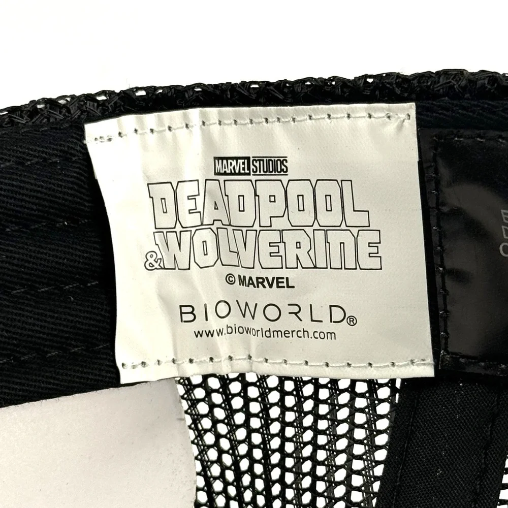 Bioworld Deadpool and Wolverine‎ Trucker Hat Snapback Cap Marvel New